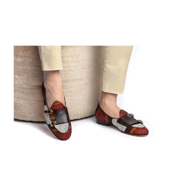 TANGERINE 7 TETRIS BROWN BELGIAN LOAFERS main image 5
